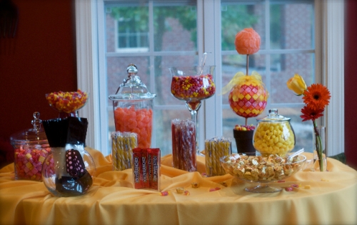 candy buffet table. Kennedy Occasions candy buffet